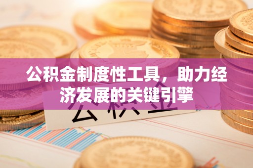 七星公积金制度性工具，助力经济发展的关键引擎