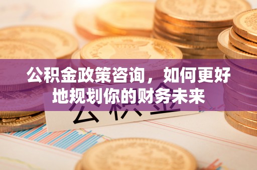 七星公积金政策咨询，如何更好地规划你的财务未来