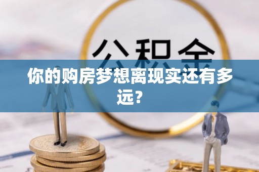 七星你的购房梦想离现实还有多远？