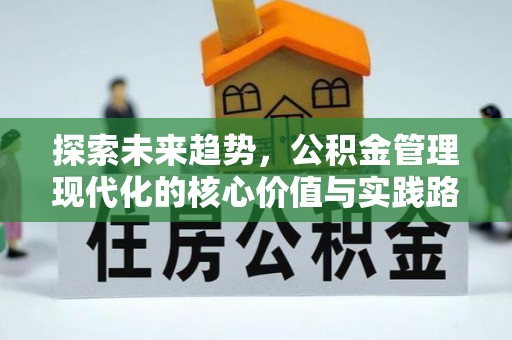 七星探索未来趋势，公积金管理现代化的核心价值与实践路径