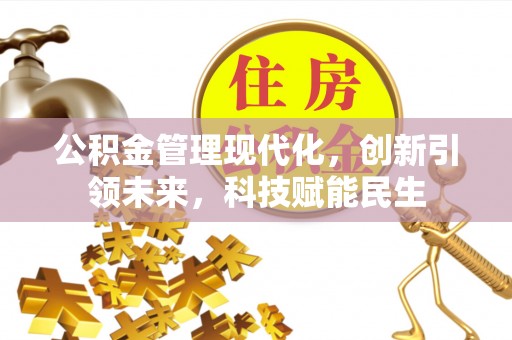 七星公积金管理现代化，创新引领未来，科技赋能民生