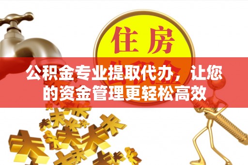 七星公积金专业提取代办，让您的资金管理更轻松高效