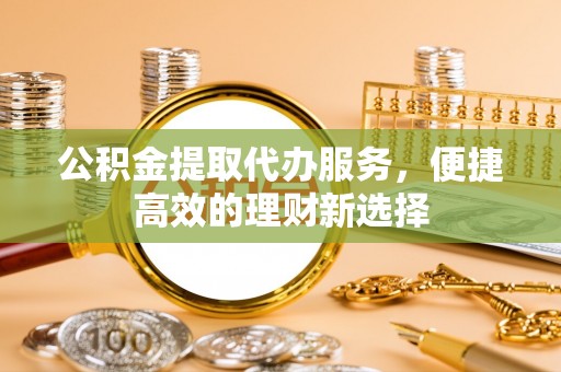 七星公积金提取代办服务，便捷高效的理财新选择