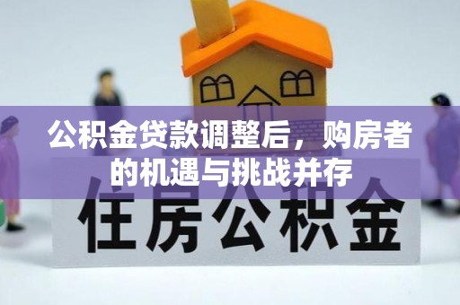 七星公积金贷款调整后，购房者的机遇与挑战并存