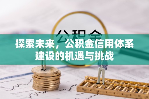 七星探索未来，公积金信用体系建设的机遇与挑战